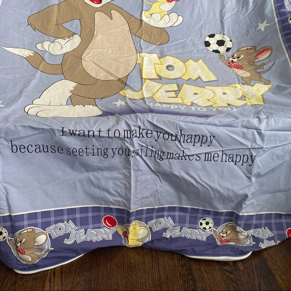 Tom & Jerry Happy To You Children’s duvet cover size 56” by 72”
